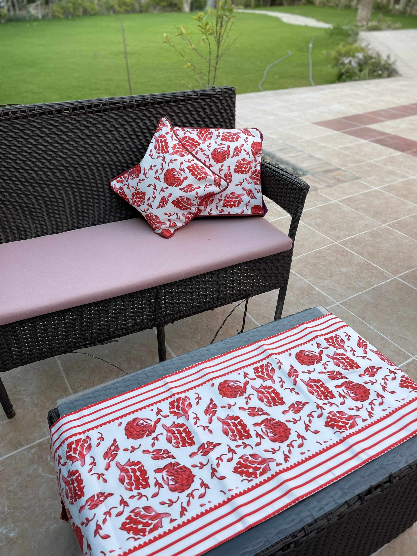 Table Cloths - Red Damask