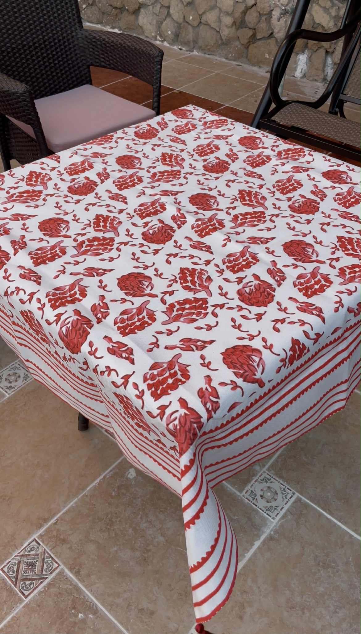Table Cloths - Red Damask